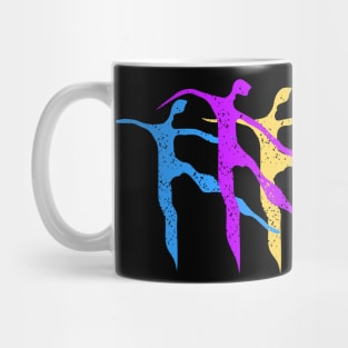 Modern Creative Colorful Dancers Mug